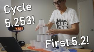 Sport Stacking Cycle 5253 First 52 After 5 Years [upl. by Kariv]