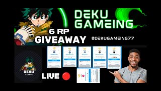 6 RP GIVEAWAY BGMI amp PUBGMBILE [upl. by Erick369]