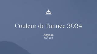 Couleur de l’année 2024  Abysse CC  860  Benjamin Moore [upl. by Benedetta582]