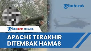 Sekali Tembak Hamas Musnahkan Pesawat Apache Israel Terakhir dengan Rudal SAM7 Zionis Melempem [upl. by Cherise]