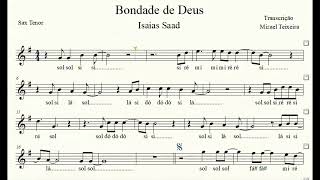 Bondade de Deus  Isaias Saad  Sax Tenor [upl. by Haeckel]