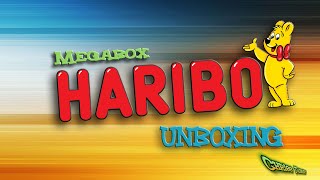 HARIBO Megabox Unboxing  Die volle Dröhnung Süßes [upl. by Euqirdor]