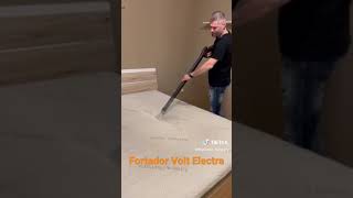 Mattress steam cleaning with Fortador Volt Electra  Steamer for mattresses cleaning [upl. by Acinimod34]