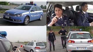 Polizia Stradale in azione il corretto uso delle cinture di sicurezza anche posteriori [upl. by Ztnahc]