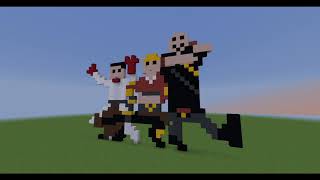 Kazotsky Kick aka Soldier Of Dance Minecraft Note Block Version TF2 [upl. by Odnolor]