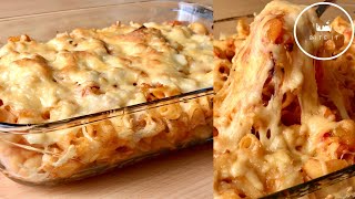 Fast cheesy Macaroni🧀  معكرونة بالجبن سهلة و سريعة  Bite It [upl. by Ahsinut]