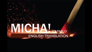 MICHA  ENGLISH  FILIPINO Lyrics SB19 PABLO MICHA [upl. by Adnarim]