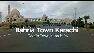 Bahria Town Karachi  Part 1  Gadap Town  Karachi Street View  13th August 2023 [upl. by Ferde]