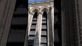 NotreDame tower bells ringing just before the fire [upl. by Kcirnek541]