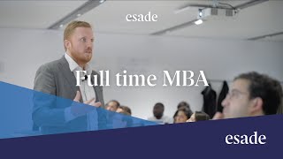 Esades Full Time MBA in Barcelona [upl. by Attikram404]