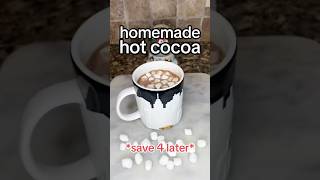 🍫SAVE🍫4 ingredient hot cocoa recipe in description ☕️subscribe 4 recipes 🤍 fyp foryou food [upl. by Ennaesor]