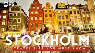 WHY WE LOVE STOCKHOLM Places to Visit Fun Things to Do Food You Must Try and Travel Tips 4K [upl. by Ayerdna118]