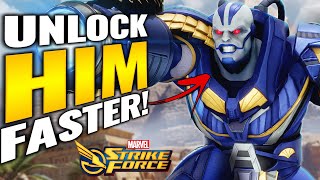 EASIEST APOCALYPSE UNLOCK Best Toons for NEW Requirements  Marvel Strike Force [upl. by Anohr]