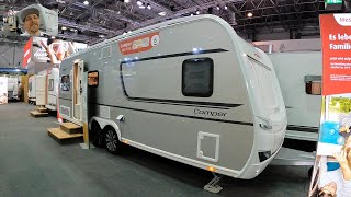 Dethleffs Camper 650 FMK Camping Caravan travel trailer new model walkaround and interior K630 [upl. by Russell]