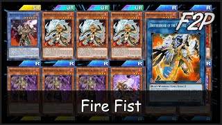 FIRE FIST  F2PP2W Deck Analysis amp Testing YuGiOh Duel Links [upl. by Anitan]