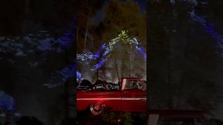 AWESOME LASER LIGHT SHOW AT BINFORD CAR SHOW [upl. by Hurty]