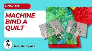 How to Bind a Quilt with a Sewing Machine [upl. by Ainel]