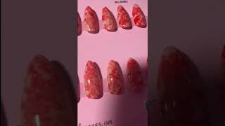 Halloween Blood Splatter now available at wwwetherealpressonnailscom halloween nails [upl. by Anayd]