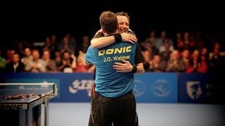 ITTF Legends Tour Highlights JanOve Waldner Vs Jean Michel Saive FINAL [upl. by Arul]