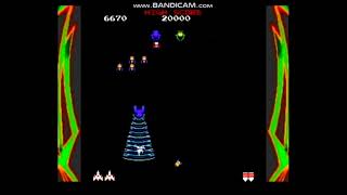 Namco Museum Galaga Gameplay Part 2 [upl. by Mandelbaum]