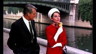 Charade 1963 Cary Grant Audrey Hepburn Walter Matthau  Comedy Mystery Romance Thriller colorized [upl. by Casilda785]