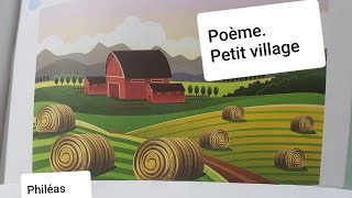 Poème Petit village [upl. by Yelrihs]