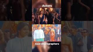 Actors vs Assistant Choreographer Dance on Laal Peeli Ankhiyan ❤️💛👀 [upl. by Clauddetta593]