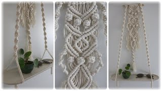 Makramee Hängeregal  DIY  Macrame Shelf [upl. by Enael]