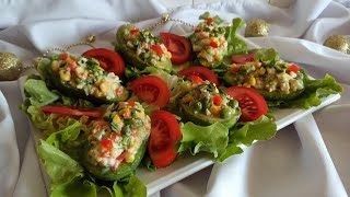 ¡FÁCIL PALTA RELLENA Cremosa y Saludable Especial para estas FIESTAS [upl. by Zimmermann]