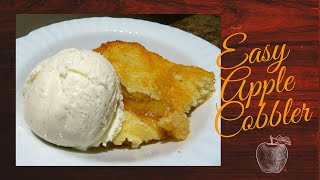 Easy Apple Cobbler  Using Home Canned Apple Pie Filling  Apple Recipes  Apple Cobbler Recipe [upl. by Elyse]