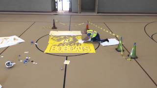 Painting Bridges Elementary School Logo Time Lapse [upl. by Nort743]