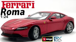 124 Bburago Ferrari Roma RED [upl. by Nabal]