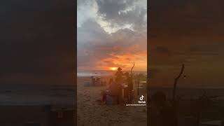 Sunset at bentota beach travel sunset srilankatourism tourism [upl. by Laurentium857]