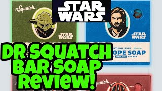 Dr Squatch Star Wars Soap Bars 🔴 Open Box Review [upl. by Irami]