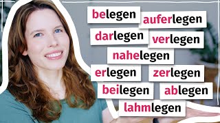 Was bedeuten diese Verben mit „legen“ Deutscher Wortschatz B2 C1 [upl. by Ellehsem]