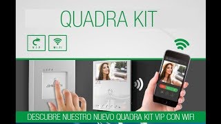 COMELIT KIT QUADRA VIP WIFI [upl. by Lindsy]