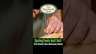 THROW DOWN THE HAMMER Spring Tool Nail Set shorts countersinks nails easy [upl. by Mylo]