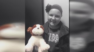 BraveStrongGirl  11yearold Leah Merrim donates thousands to Akron Children’s Hospital [upl. by Alfons679]