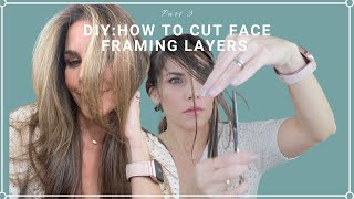 How To Cut Face Framing Layers [upl. by Linette701]