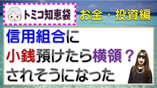 信用組合に小銭預けたら横領されそうになった？話 [upl. by Nnaillek]