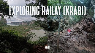 Railay Exploring Krabis beaches Phra Nang Cave amp climbing a Viewpoint 🏖️🗻✨ [upl. by Ciaphus]