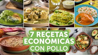 7 recetas económicas con pollo  kiwilimón [upl. by Jenne]