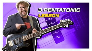 How to Improvise with Pentatonics  Electric Bass Lessons  Federico Malaman [upl. by Jacqueline916]