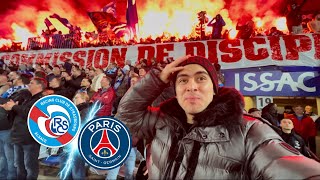 HaHoHe Hertha BSC in Strasbourg🇫🇷 Pyros 🧨😍 LIGUE 1  RC STRASBOURG vs PSG  Stadionvlog [upl. by Aurelius]