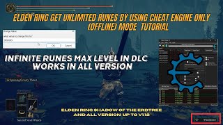 Elden Ring DLC Cheat Engine Make Build In15 Minute Infinite Runes and Get Maxlevel CheatEngine v112 [upl. by Story]