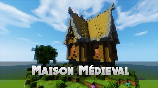 TUTO MAISON MÉDIEVAL   Minecraft [upl. by Ulani]