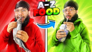 CHAPATI CHALLENGED ME TO AZ EATING CHALLENGE [upl. by Hamas]