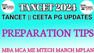 TANCET 2024  TANCET PREPARATION TIPS  MBA MCA ME MTECH MARCH MPLAN  talkingtamila [upl. by Assenahs]