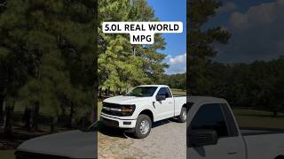 2024 F150 50 4x4 REAL WORLD FUEL ECONOMY [upl. by Surtemed550]