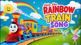 quotChooChoo to Fun 🎨 The Rainbow Train Song  Kids’ Magical AdventurequotkidsBox001 [upl. by Naimaj514]